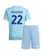 Juventus Weston McKennie #22 Replika Borta Kläder Barn 2025-26 Kortärmad (+ byxor)